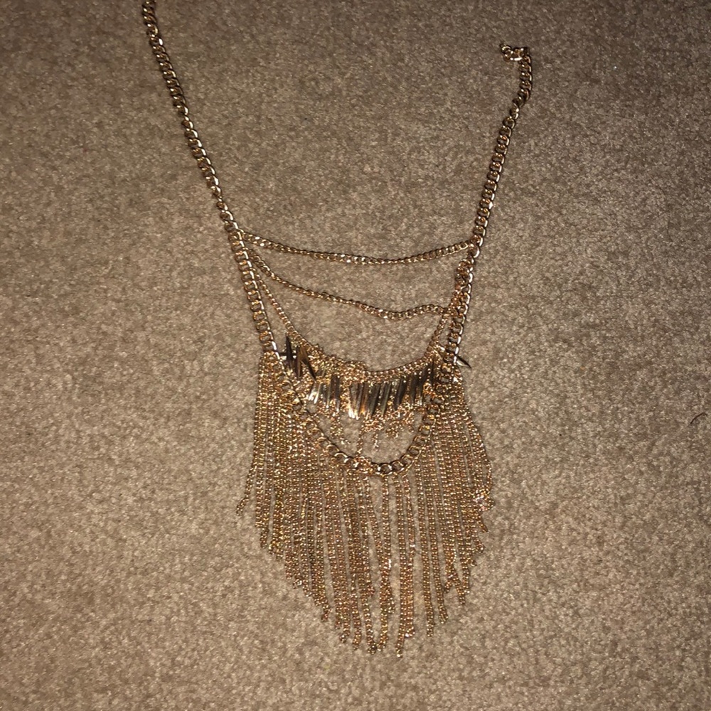 gold necklace